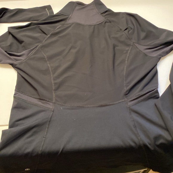 Lululemon Women’s half- zipped, Black pullover, Size:10, glow in the dark - Picture 10 of 15